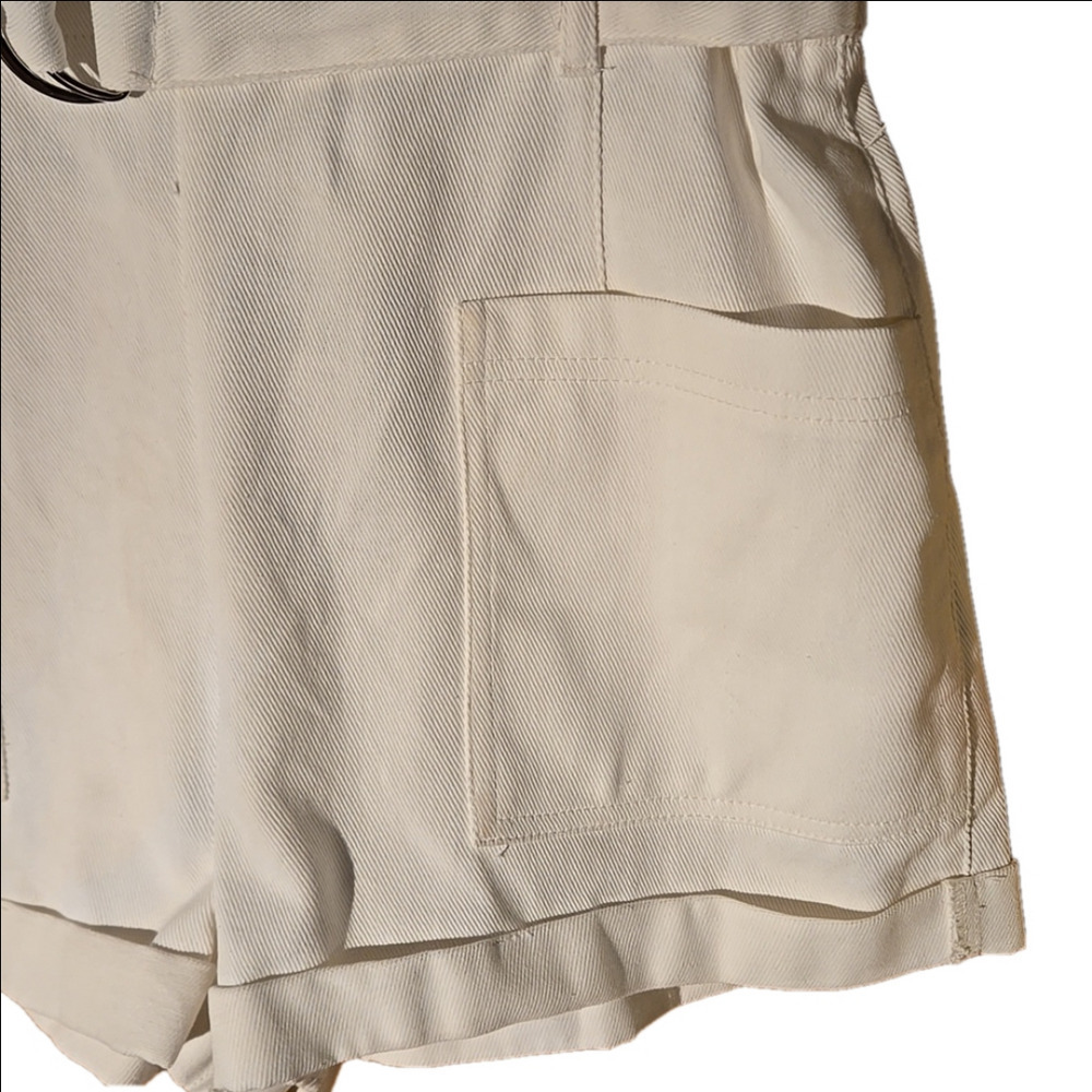 Fashion Nova Sundays Are For Brunch Denim Belted Shortie Shorts Women's M - Picture 4 of 14